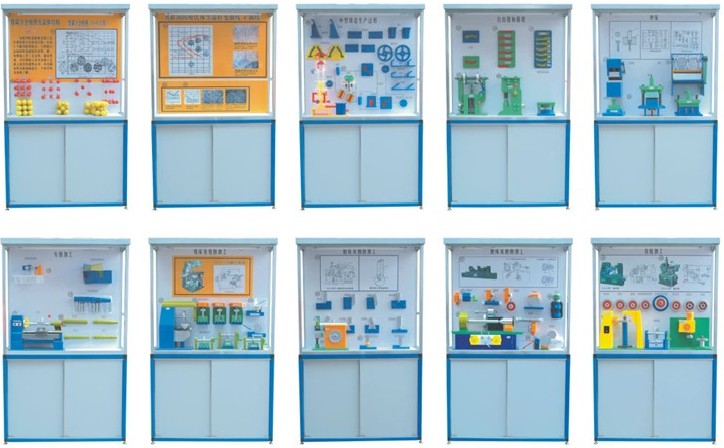 CLG-114型《焊、鉚工藝學(xué)》示教陳列柜