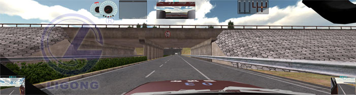 LG-SD01 4D動(dòng)感汽車駕駛模擬器（真車部件）