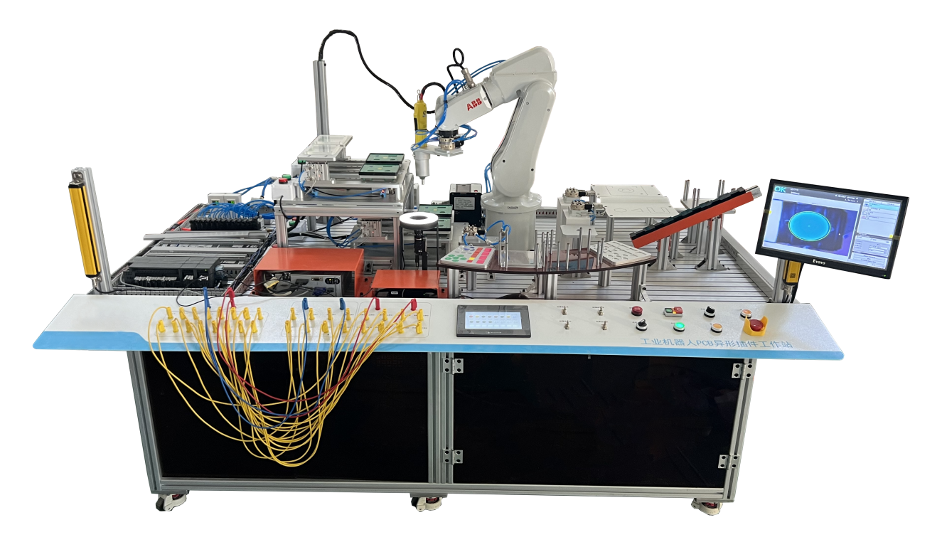 工業(yè)機(jī)器人PCB異形插件工作站
