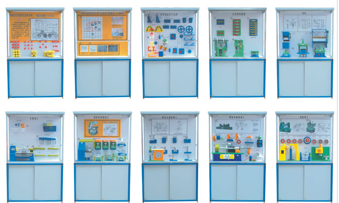 CLG-115型《金屬工藝學(xué)》示教陳列柜(CD解說)